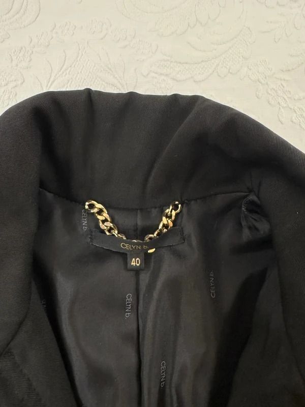 Celyn B Black Long Coat image 6